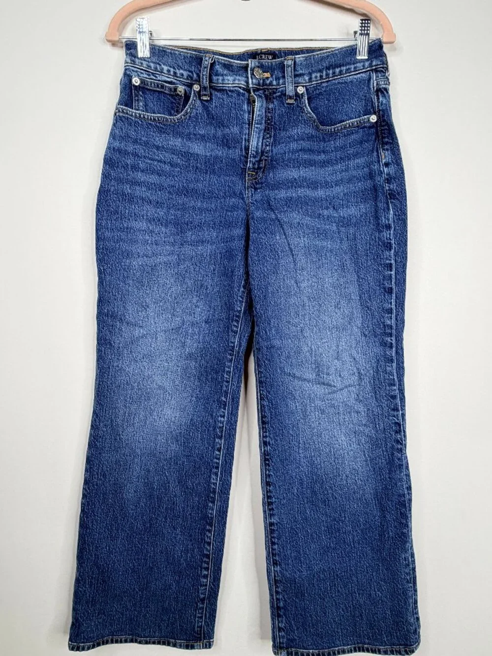 2/$30 J. Crew Petite Full-Length Slim-Wide Jean 28P #A3144